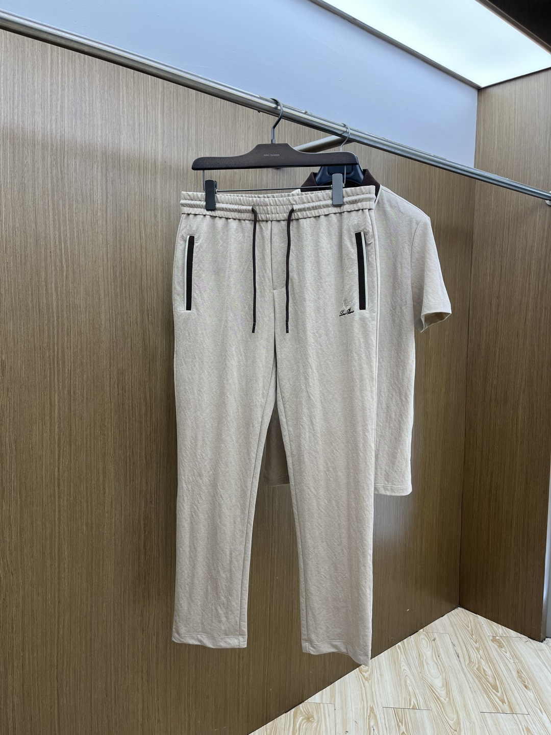 早春/套 Loro Piana 🔥🔥春夏新款简约休闲套装 精选新疆长绒棉 纱线环保染色定型 面料洗水上身