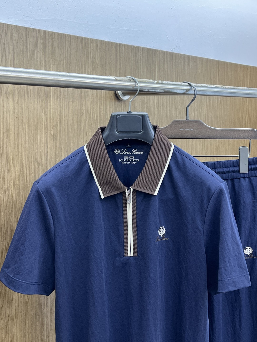 早春/套 Loro Piana 🔥🔥春夏新款简约休闲套装 精选新疆长绒棉 纱线环保染色定型 面料洗水上身