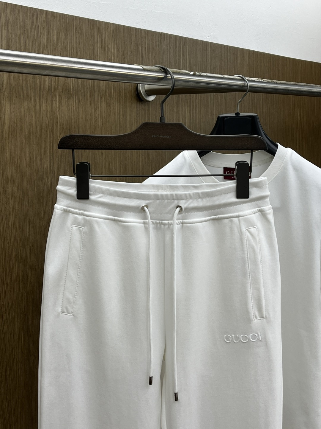 早春/套 Guc 🔥春夏官网独家专供 高端独家定制款 早春新款专柜同款休闲套装，透气舒适休闲！高级感满满