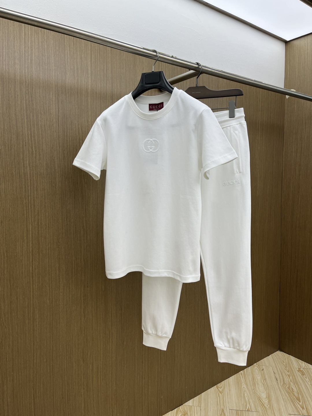 早春/套 Guc 🔥春夏官网独家专供 高端独家定制款 早春新款专柜同款休闲套装，透气舒适休闲！高级感满满