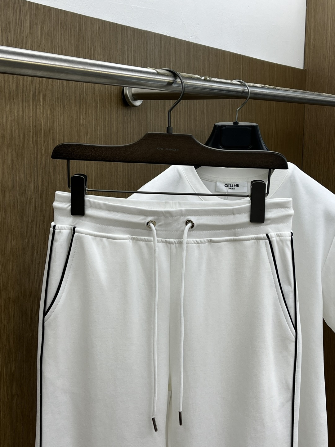 早春/套 CELINE 🔥春夏官网独家专供 高端独家定制款 早春新款专柜同款休闲套装，透气舒适休闲！高级