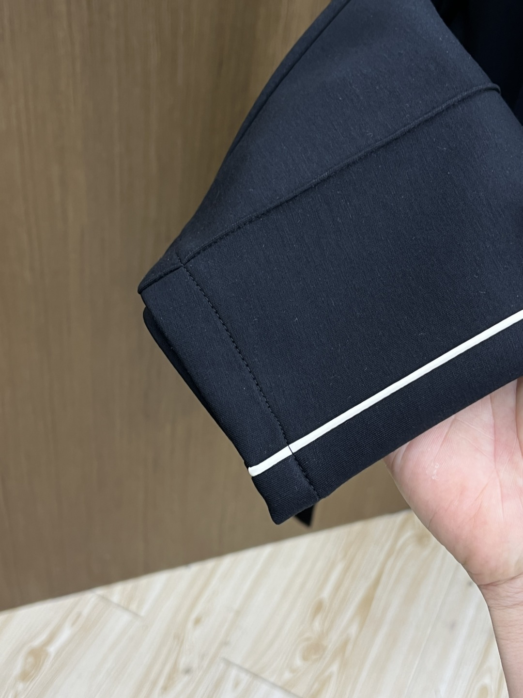 早春款 🔥🔥高级定制 2026春夏新款铜氨丝莫代尔空气层休闲卫裤，裤身上刺绣标志性品牌标识，客供定制品牌