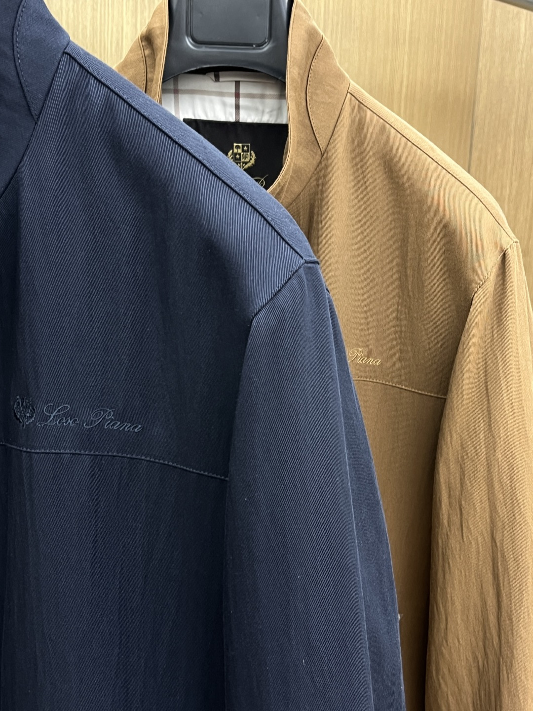 早春 Loro Piana 🔥🔥早春棉麻老钱风系列，最新时尚立领夹克外套.处处细节显工艺足够的高级 结构