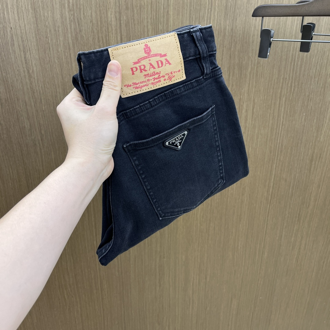 新款 秋冬 PD 🔥🔥高端牛仔 25SS秋冬最新款原单牛仔裤 柜台同步发售 原版定制复刻 客供五金辅料 