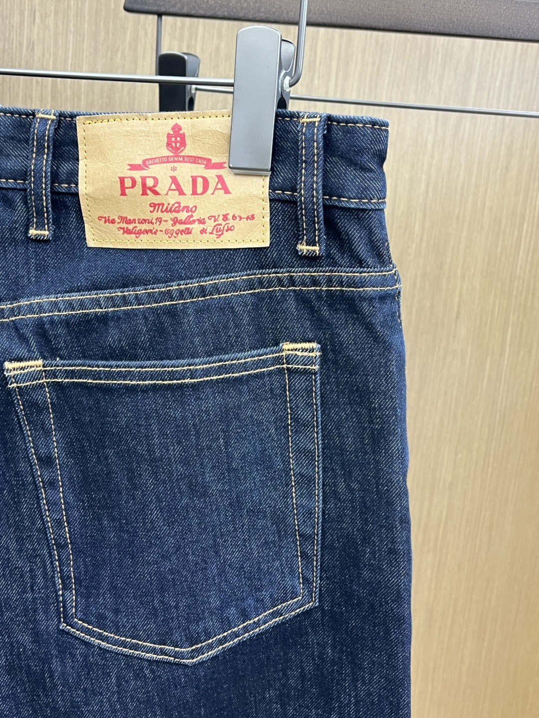 新款 秋冬 PD 🔥🔥高端牛仔 25SS秋冬最新款原单牛仔裤 柜台同步发售 原版定制复刻 客供五金辅料 