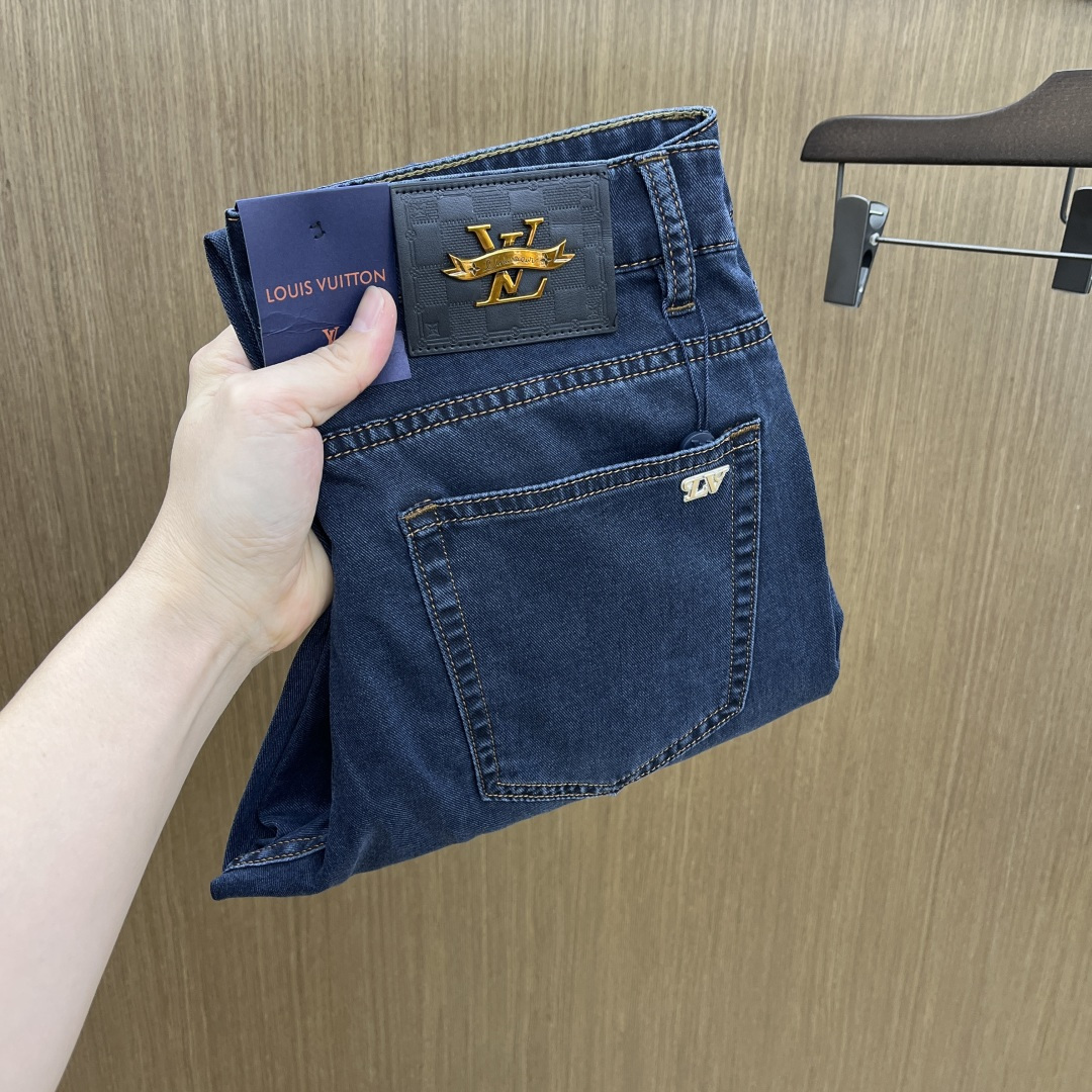 早春款 LV 🔥🔥高端定制 26早春新款薄款牛仔裤 柜台同步发售 原版定制复刻 客供五金辅料 原单品质 