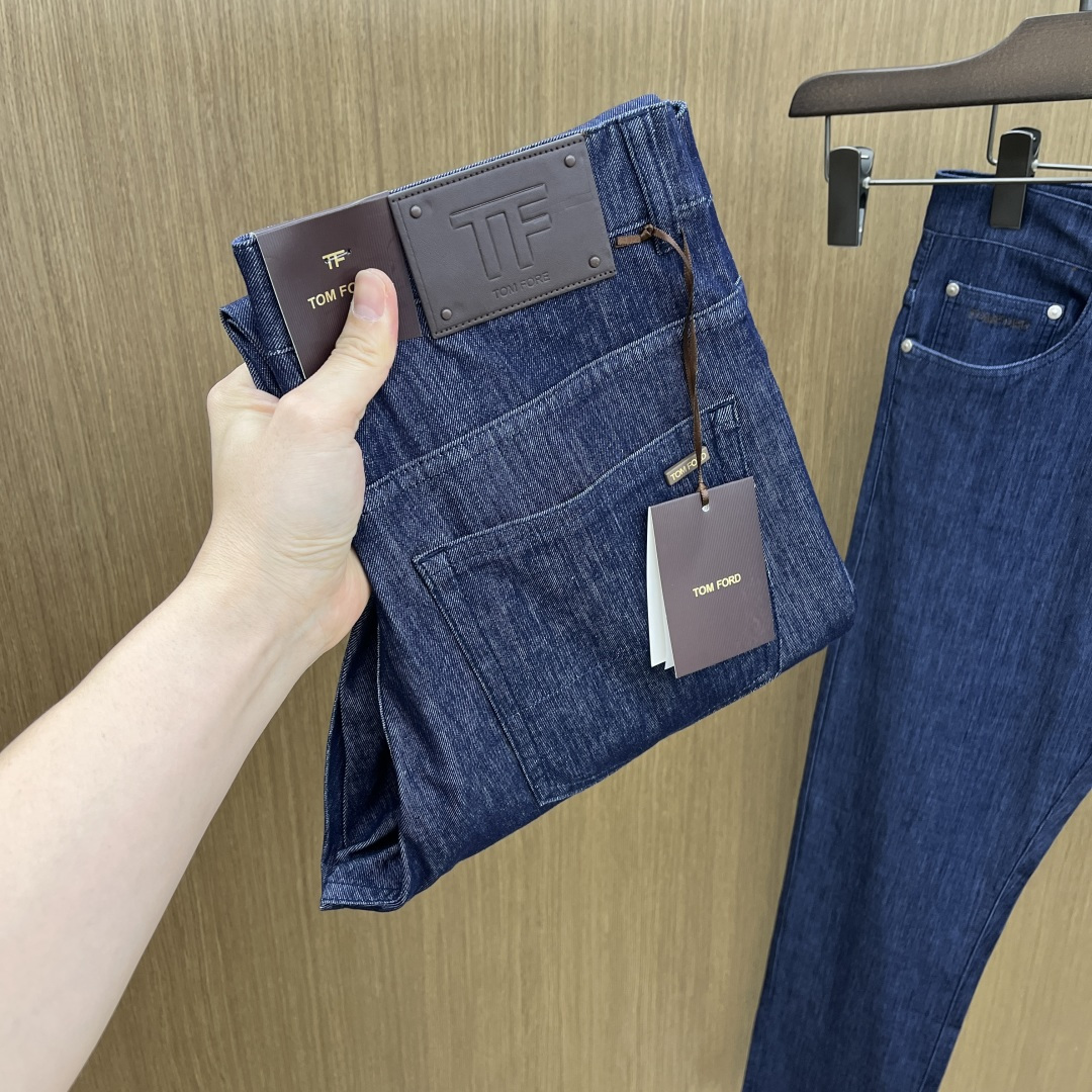 早春款 TF 🔥🔥高端定制 26早春新款薄款牛仔裤 柜台同步发售 原版定制复刻 客供五金辅料 原单品质 