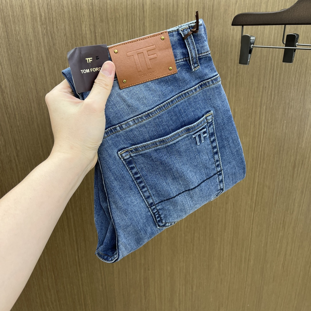 早春款 TF 🔥🔥高端定制 26早春新款薄款牛仔裤 柜台同步发售 原版定制复刻 客供五金辅料 原单品质 
