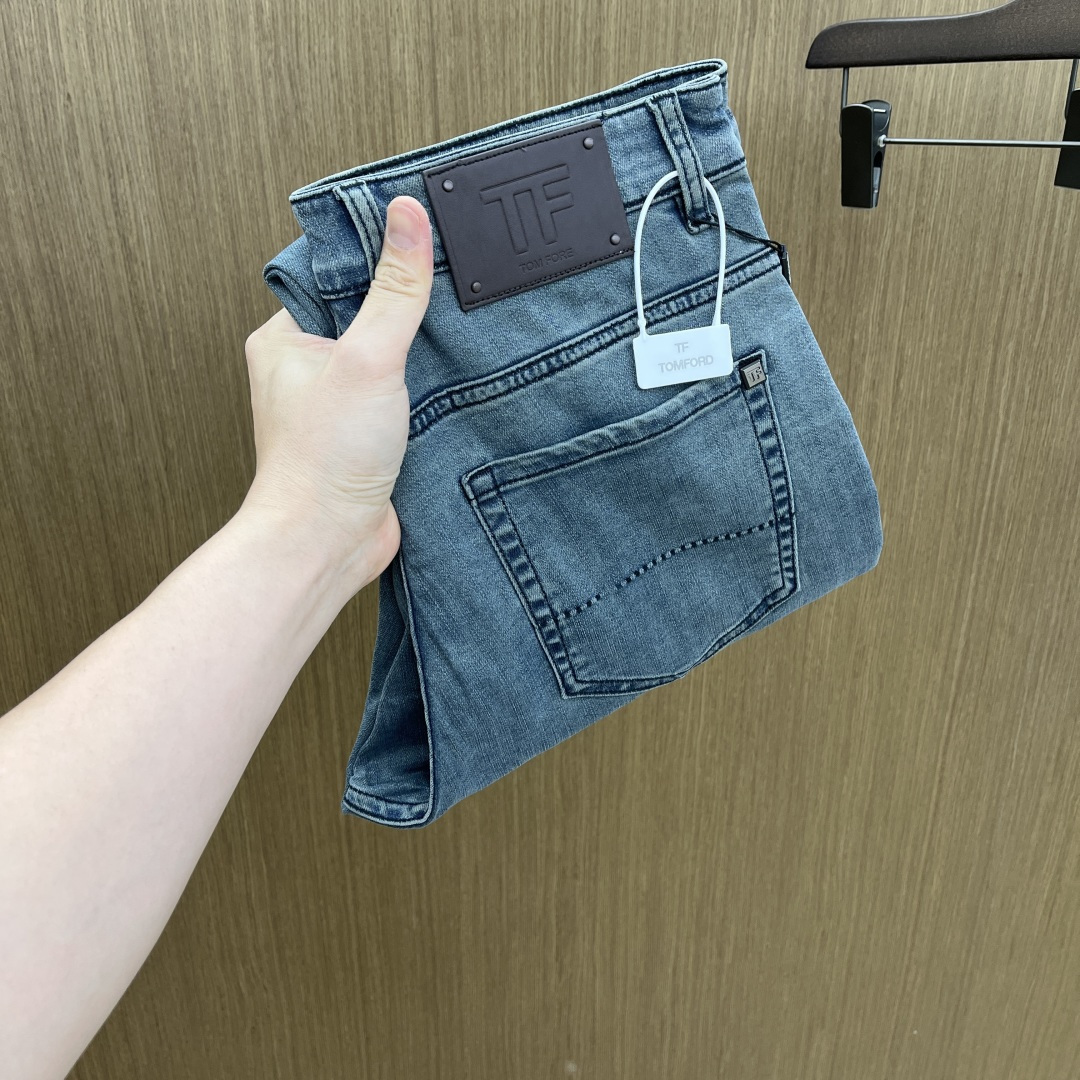 早春款 TF 🔥🔥高端定制 26早春新款薄款牛仔裤 柜台同步发售 原版定制复刻 客供五金辅料 原单品质 