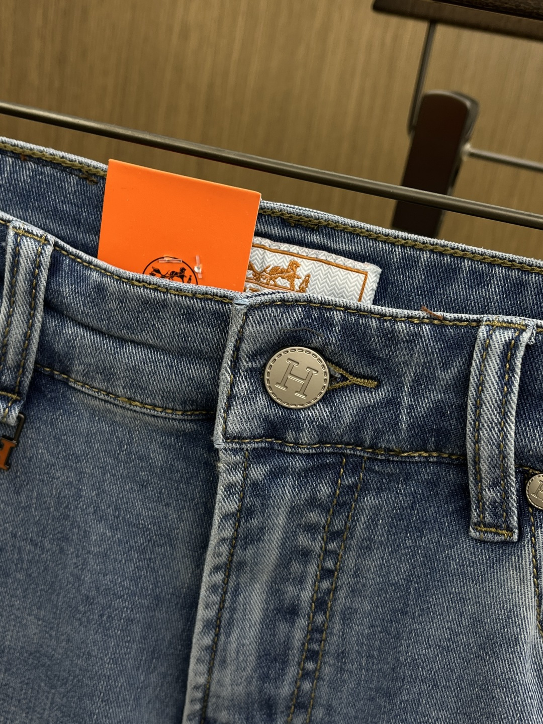 早春款 HER 🔥🔥高端定制 26早春新款薄款牛仔裤 柜台同步发售 原版定制复刻 客供五金辅料 原单品质