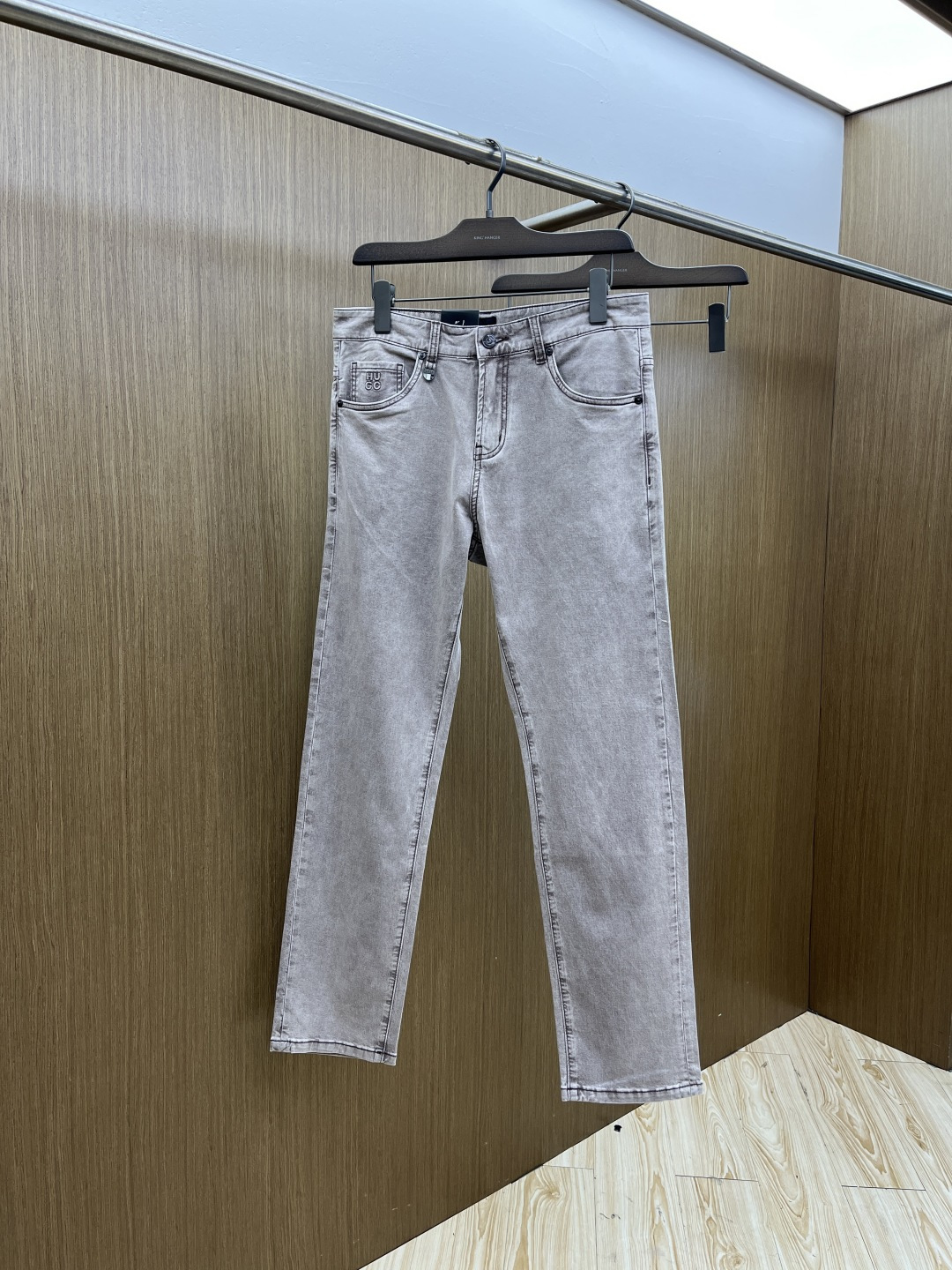 早春款 Hugo 🔥🔥高端定制 26早春新款薄款牛仔裤 柜台同步发售 原版定制复刻 客供五金辅料 原单品