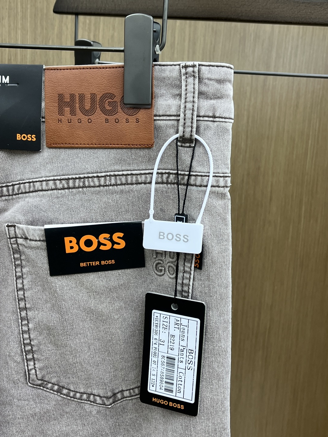 早春款 Hugo 🔥🔥高端定制 26早春新款薄款牛仔裤 柜台同步发售 原版定制复刻 客供五金辅料 原单品