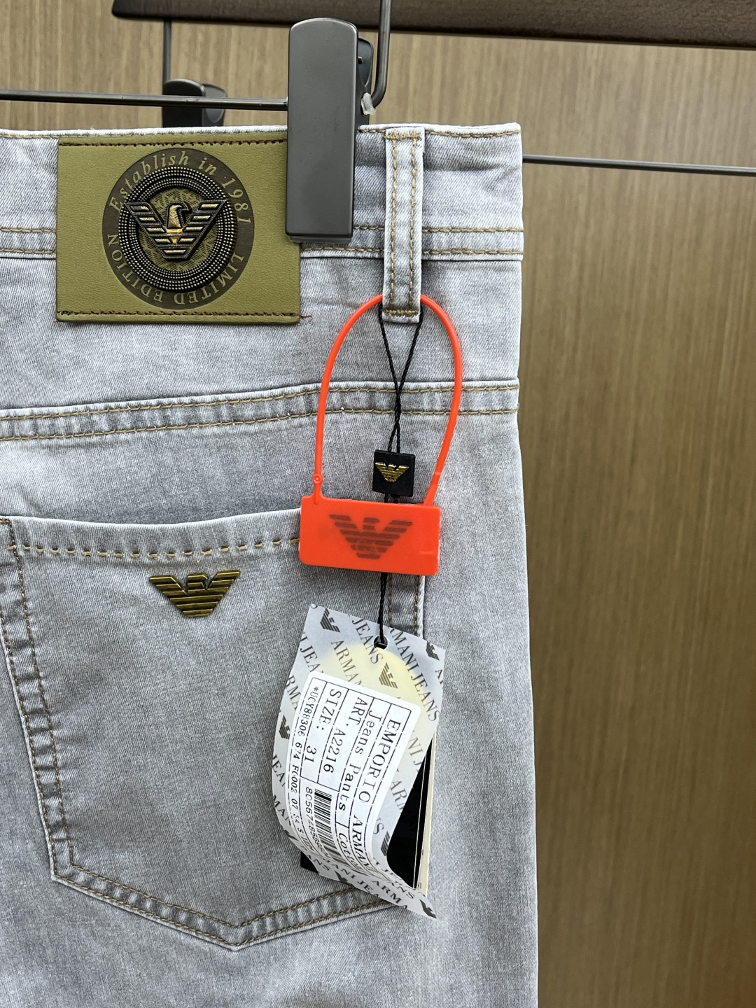 早春款 AJ 🔥🔥高端定制 26早春新款薄款牛仔裤 柜台同步发售 原版定制复刻 客供五金辅料 原单品质 