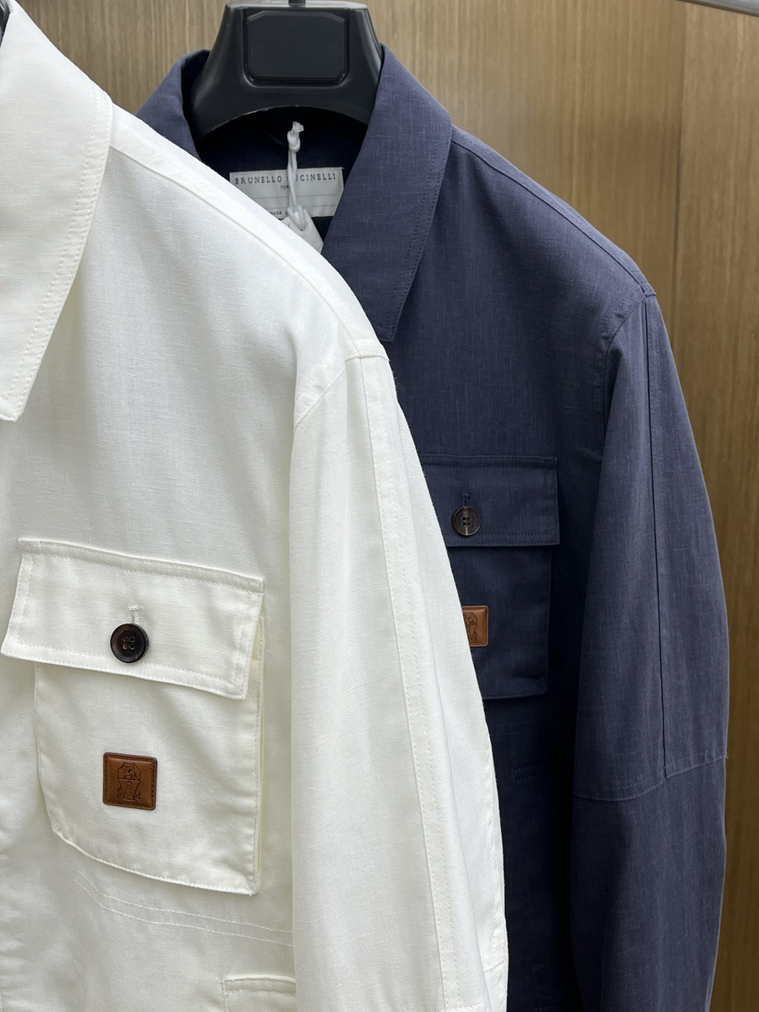 早春款 BC 🔥🔥早春轻奢老钱风系列，最新时尚翻领夹克外套.胸前口袋皮牌logo，处处细节显工艺足够的高