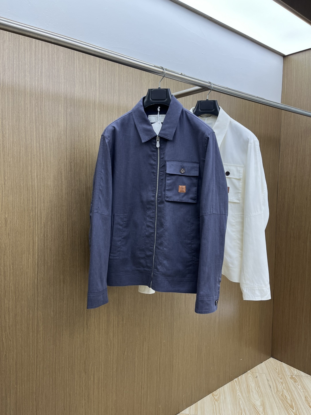 早春款 BC 🔥🔥早春轻奢老钱风系列，最新时尚翻领夹克外套.胸前口袋皮牌logo，处处细节显工艺足够的高