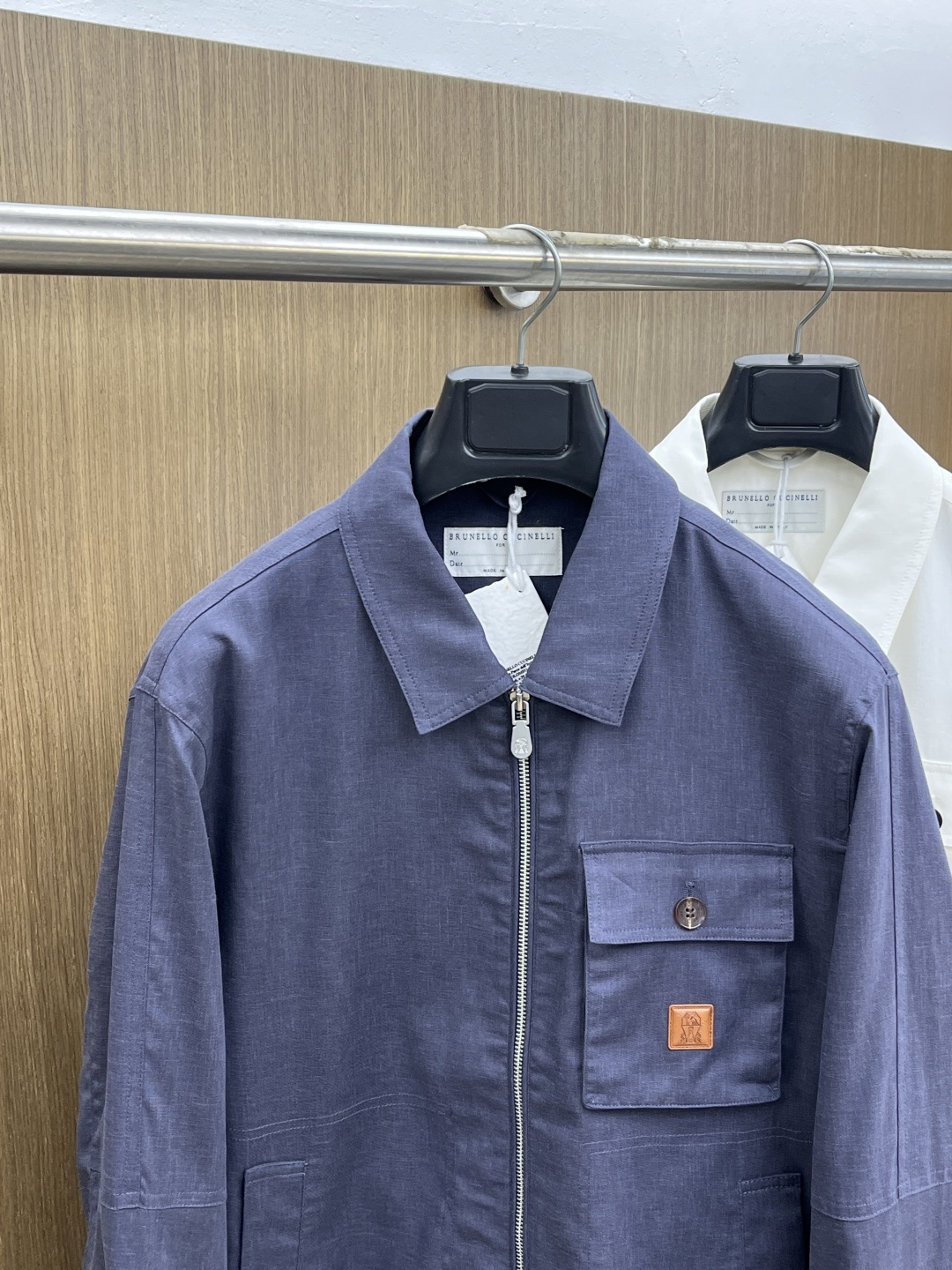 早春款 BC 🔥🔥早春轻奢老钱风系列，最新时尚翻领夹克外套.胸前口袋皮牌logo，处处细节显工艺足够的高