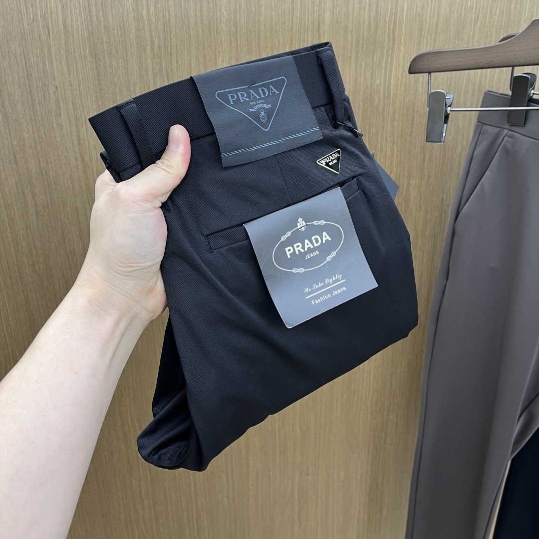 早春款 PD 🔥🔥高端定制 26早春新款薄款休闲西裤 柜台同步发售 原版定制复刻 客供五金辅料 原单品质