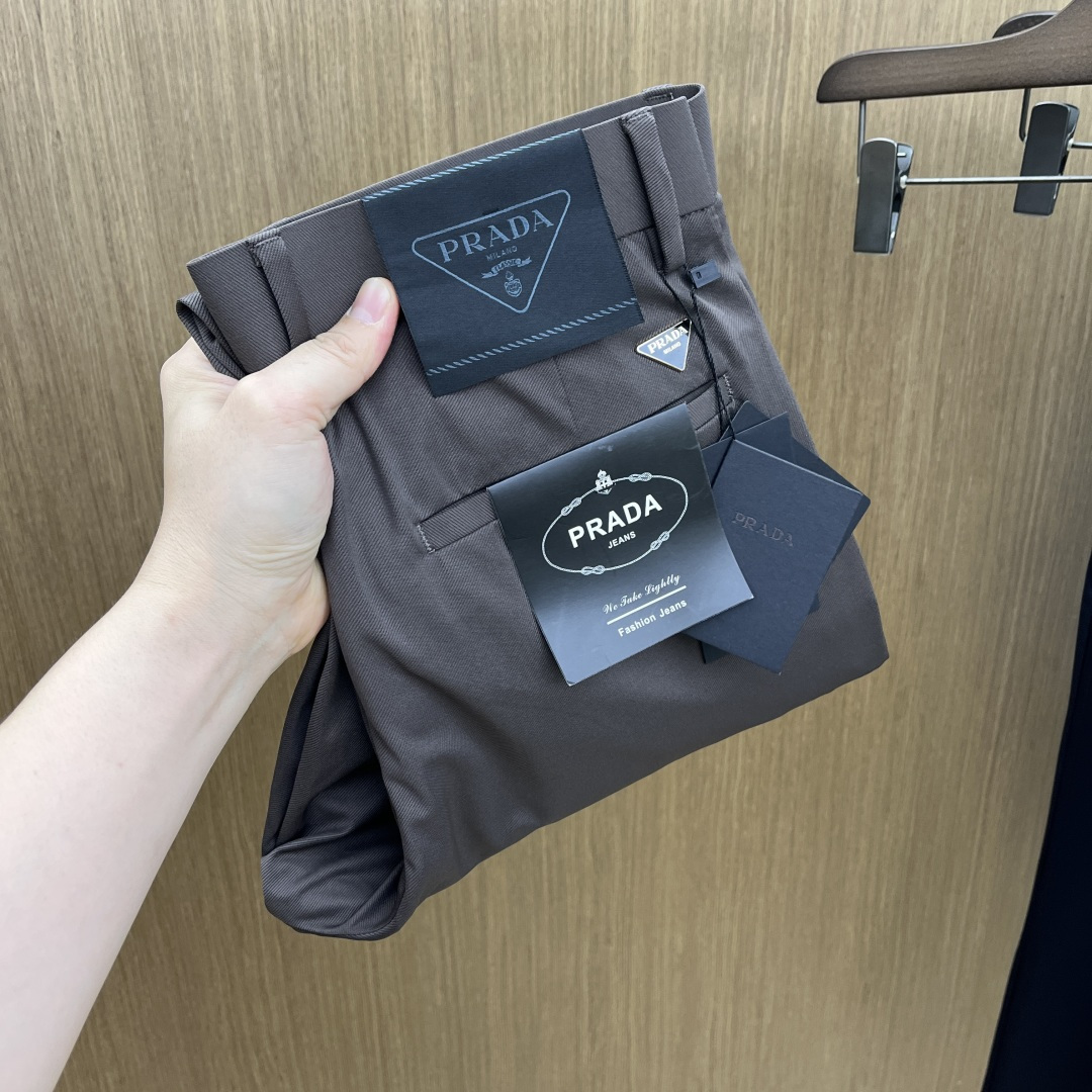 早春款 PD 🔥🔥高端定制 26早春新款薄款休闲西裤 柜台同步发售 原版定制复刻 客供五金辅料 原单品质