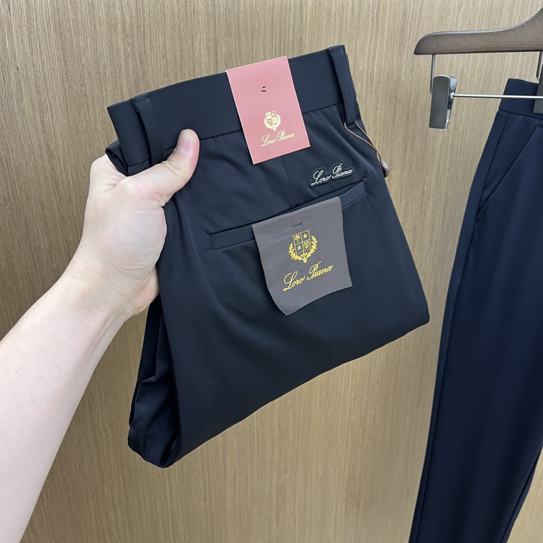 早春款 Loro Piana 🔥🔥高端定制 26早春新款薄款休闲西裤 柜台同步发售 原版定制复刻 客供五