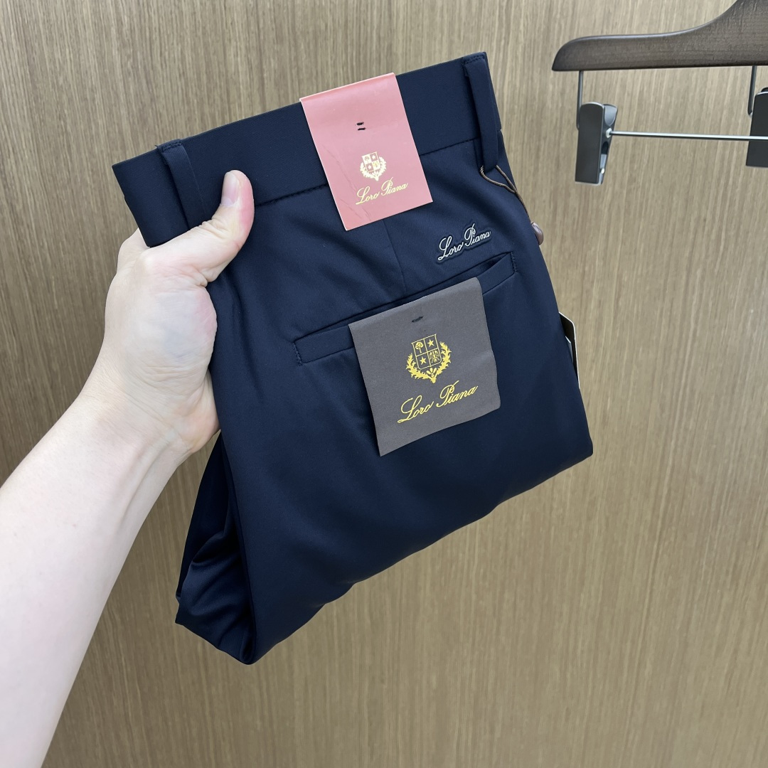早春款 Loro Piana 🔥🔥高端定制 26早春新款薄款休闲西裤 柜台同步发售 原版定制复刻 客供五