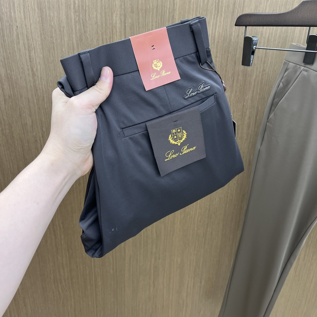 早春款 Loro Piana 🔥🔥高端定制 26早春新款薄款休闲西裤 柜台同步发售 原版定制复刻 客供五