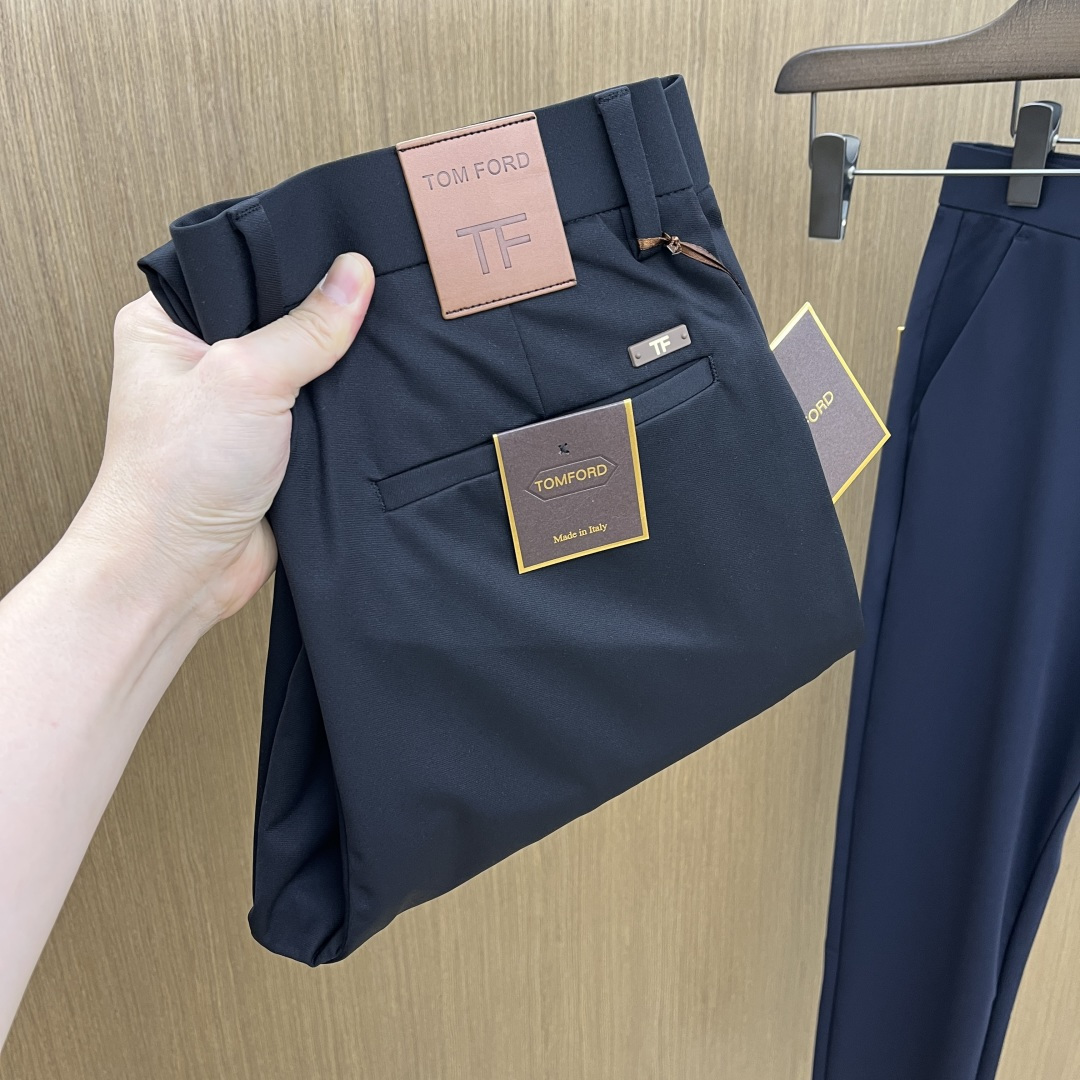 早春款 TF 🔥🔥高端定制 26早春新款薄款休闲西裤 柜台同步发售 原版定制复刻 客供五金辅料 原单品质