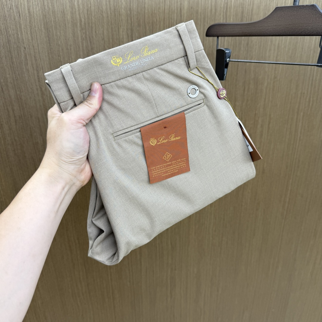 早春 Loro Piana 🔥🔥高端定制、2026早春最新款休闲西裤 柜台同步发售 原版定制复刻 客供五