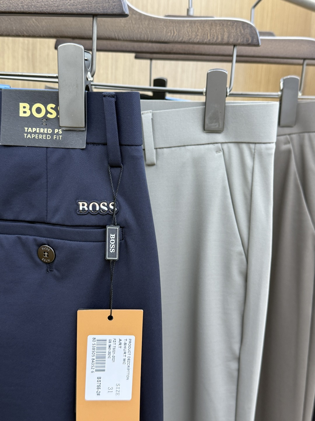 早春 Boss 🔥🔥高端定制、2026早春最新款休闲西裤 柜台同步发售 原版定制复刻 客供五金辅料 原单