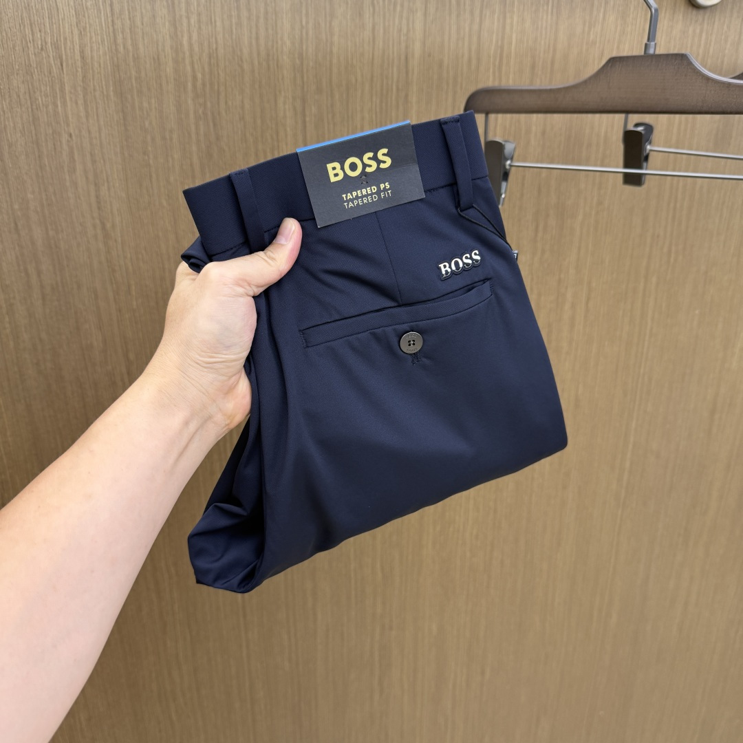 早春 Boss 🔥🔥高端定制、2026早春最新款休闲西裤 柜台同步发售 原版定制复刻 客供五金辅料 原单