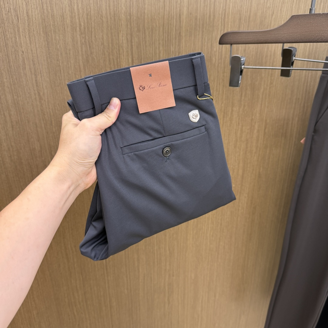 早春 Loro piana 🔥🔥高端定制、2026早春最新款休闲西裤 柜台同步发售 原版定制复刻 客供五