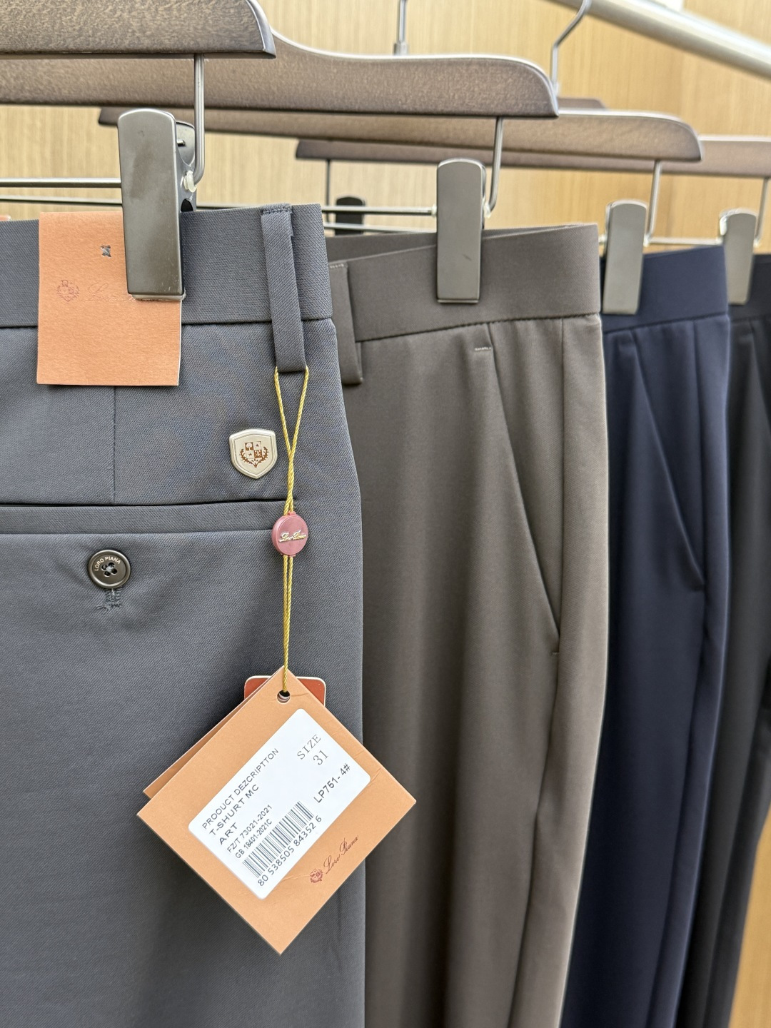 早春 Loro piana 🔥🔥高端定制、2026早春最新款休闲西裤 柜台同步发售 原版定制复刻 客供五