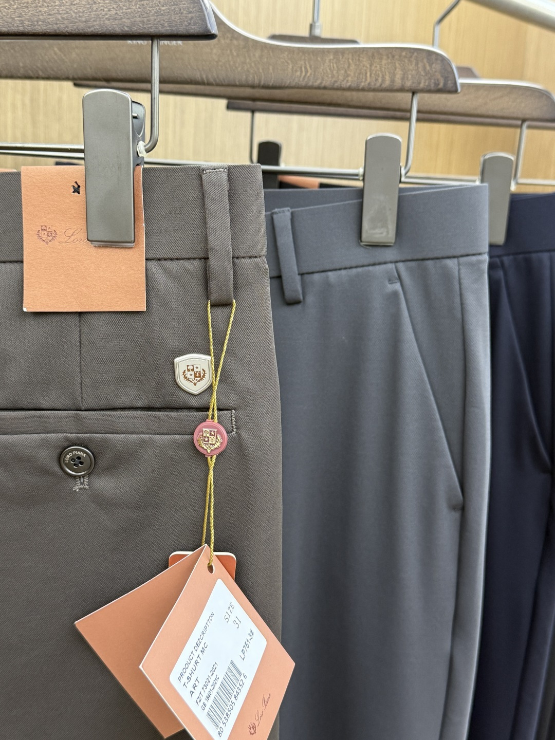 早春 Loro piana 🔥🔥高端定制、2026早春最新款休闲西裤 柜台同步发售 原版定制复刻 客供五