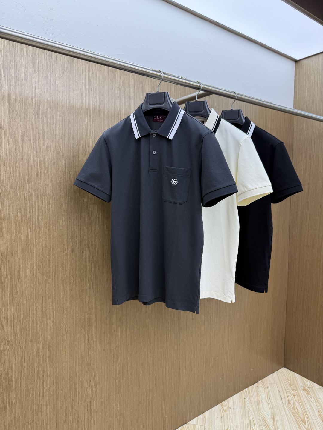 早春 Gucc 🔥🔥高级定制 26ss春夏新款翻领POLO短袖T恤 原版定制 面料选用进口珠地棉 轻薄透