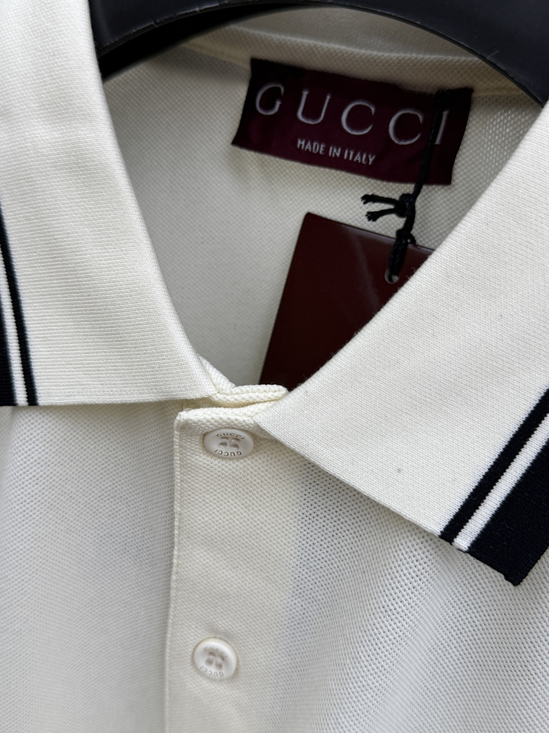 早春 Gucc 🔥🔥高级定制 26ss春夏新款翻领POLO短袖T恤 原版定制 面料选用进口珠地棉 轻薄透