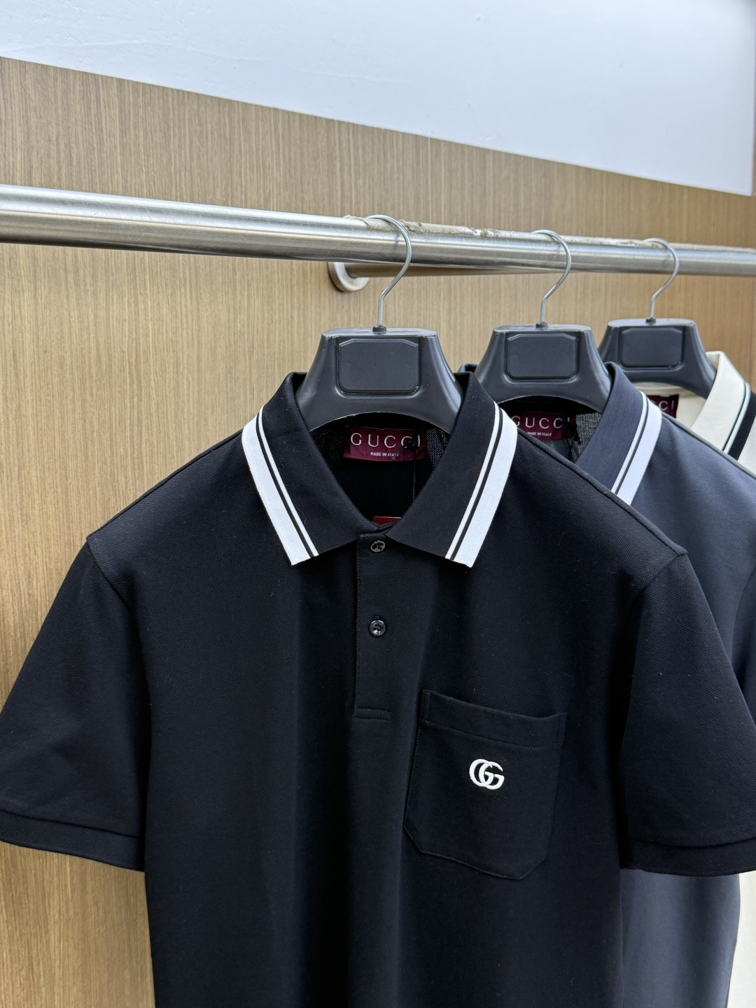 早春 Gucc 🔥🔥高级定制 26ss春夏新款翻领POLO短袖T恤 原版定制 面料选用进口珠地棉 轻薄透
