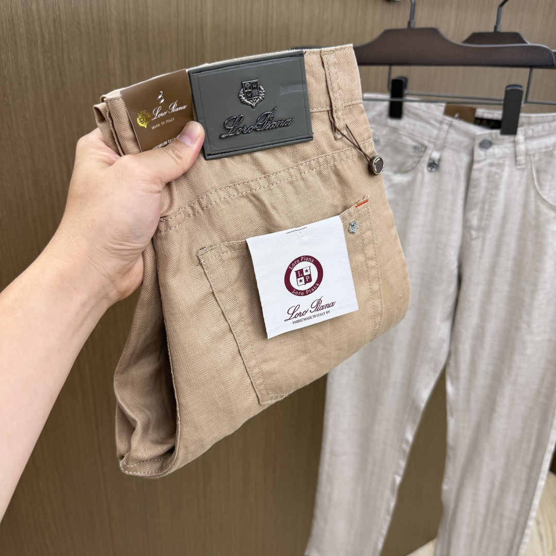 早春款 Loro Piana 🔥🔥高端定制 26早春新款薄款休闲西裤 柜台同步发售 原版定制复刻 客供五