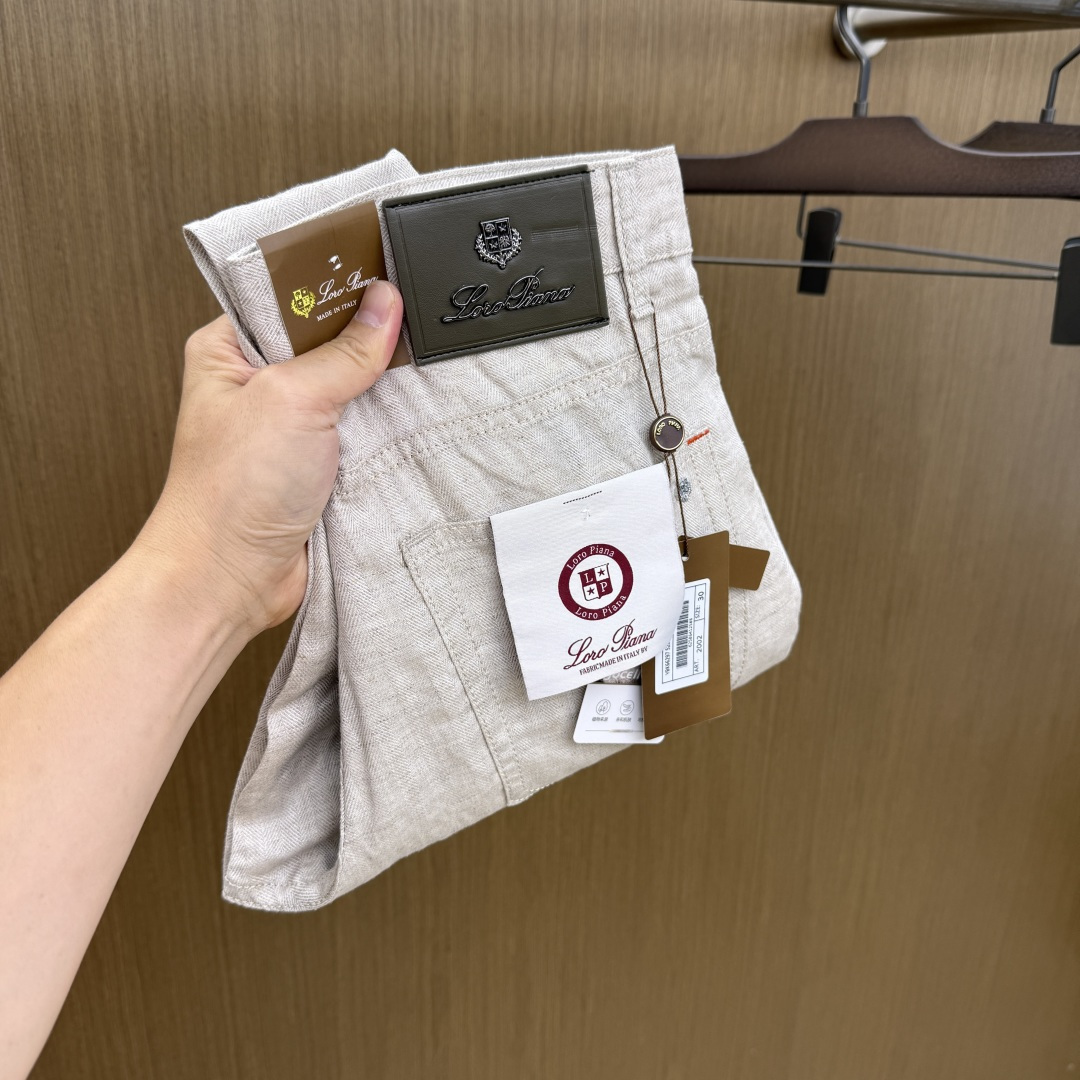 早春款 Loro Piana 🔥🔥高端定制 26早春新款薄款休闲西裤 柜台同步发售 原版定制复刻 客供五