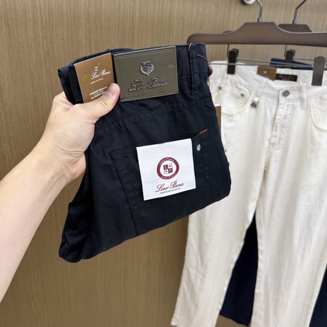 早春款 Loro Piana 🔥🔥高端定制 26早春新款薄款休闲西裤 柜台同步发售 原版定制复刻 客供五