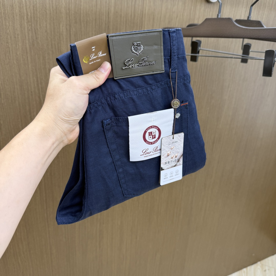 早春款 Loro Piana 🔥🔥高端定制 26早春新款薄款休闲西裤 柜台同步发售 原版定制复刻 客供五