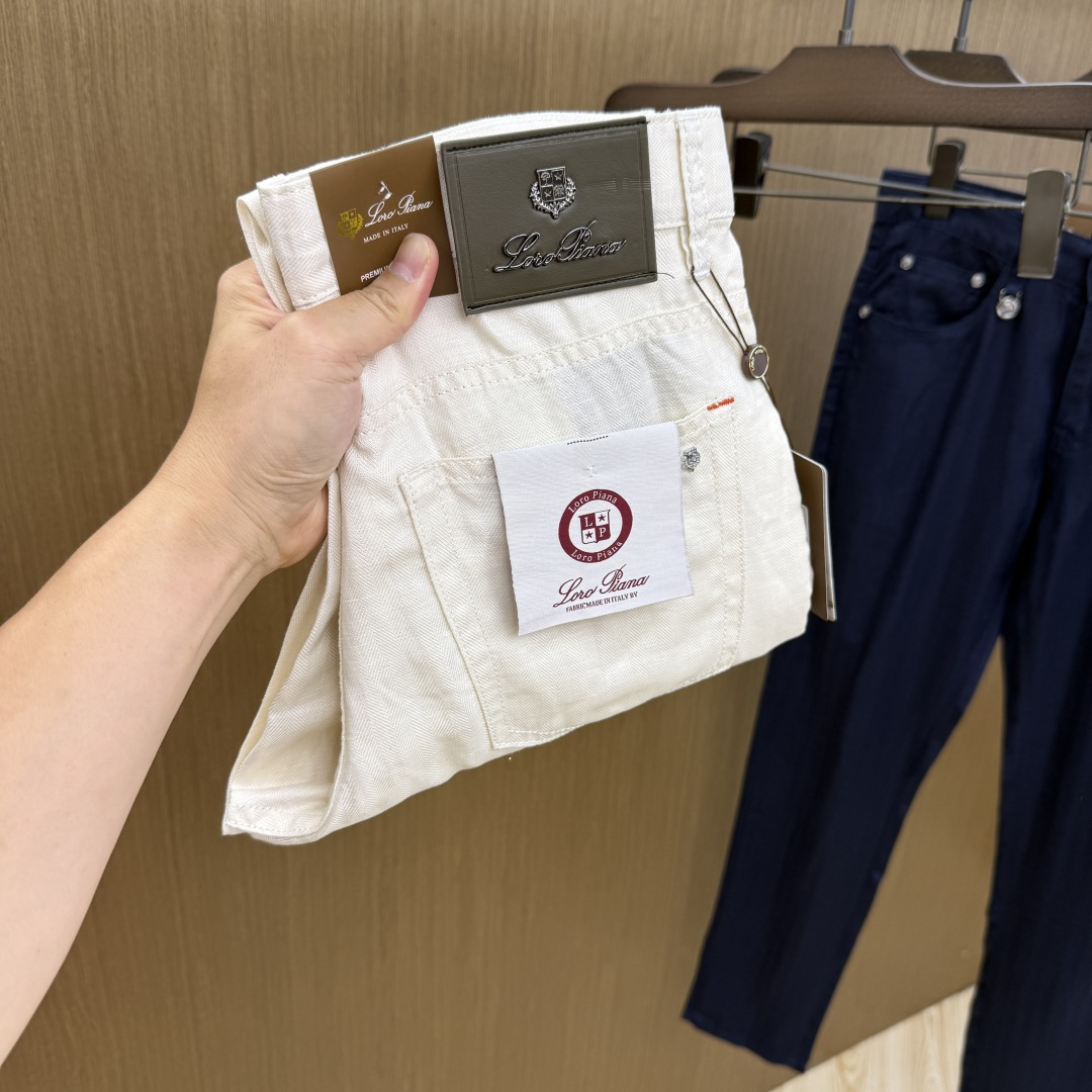 早春款 Loro Piana🔥🔥高端定制 26早春新款薄款休闲西裤 柜台同步发售 原版定制复刻 客供五金