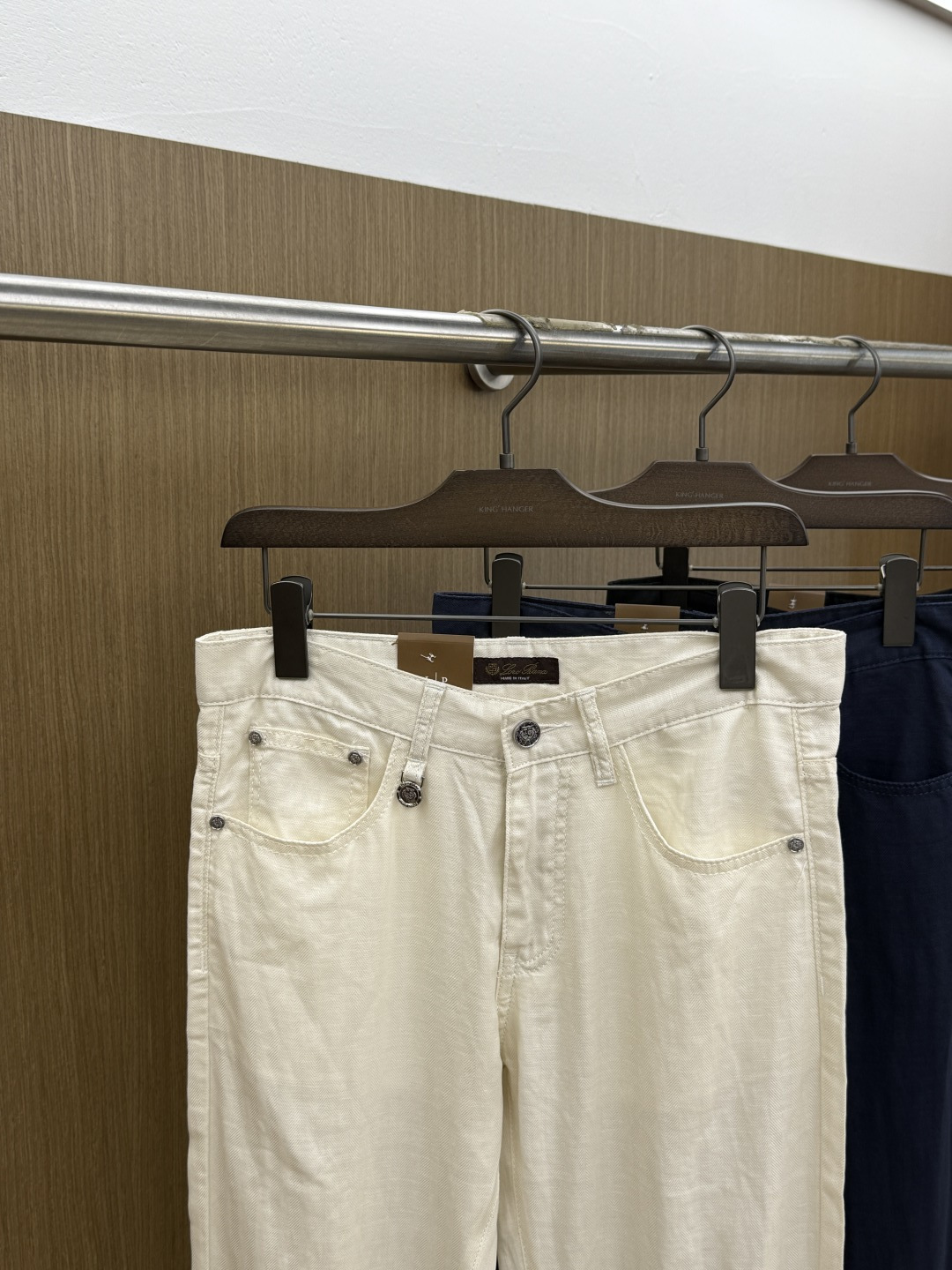 早春款 Loro Piana🔥🔥高端定制 26早春新款薄款休闲西裤 柜台同步发售 原版定制复刻 客供五金