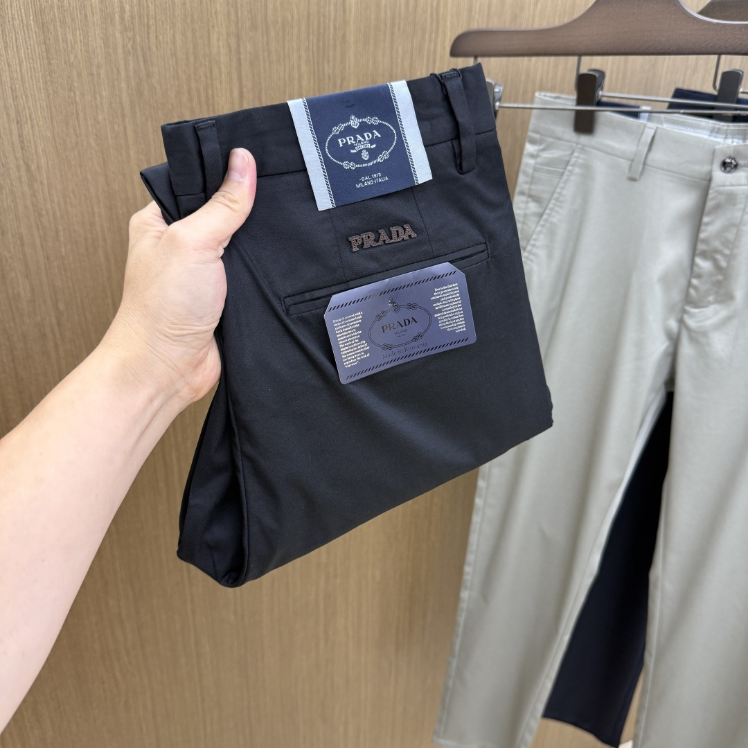 早春款 PD 🔥🔥高端定制 26早春新款薄款休闲西裤 柜台同步发售 原版定制复刻 客供五金辅料 原单品质