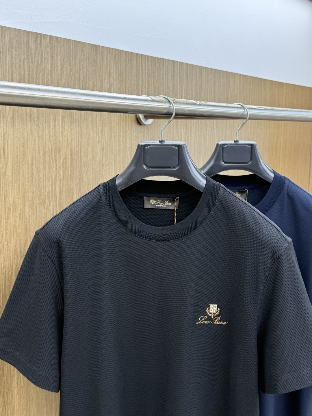 早春 loro Piana 🔥🔥高端定制 2026早春独家专供新款原单男士休闲短袖T恤 高端定制 高端版