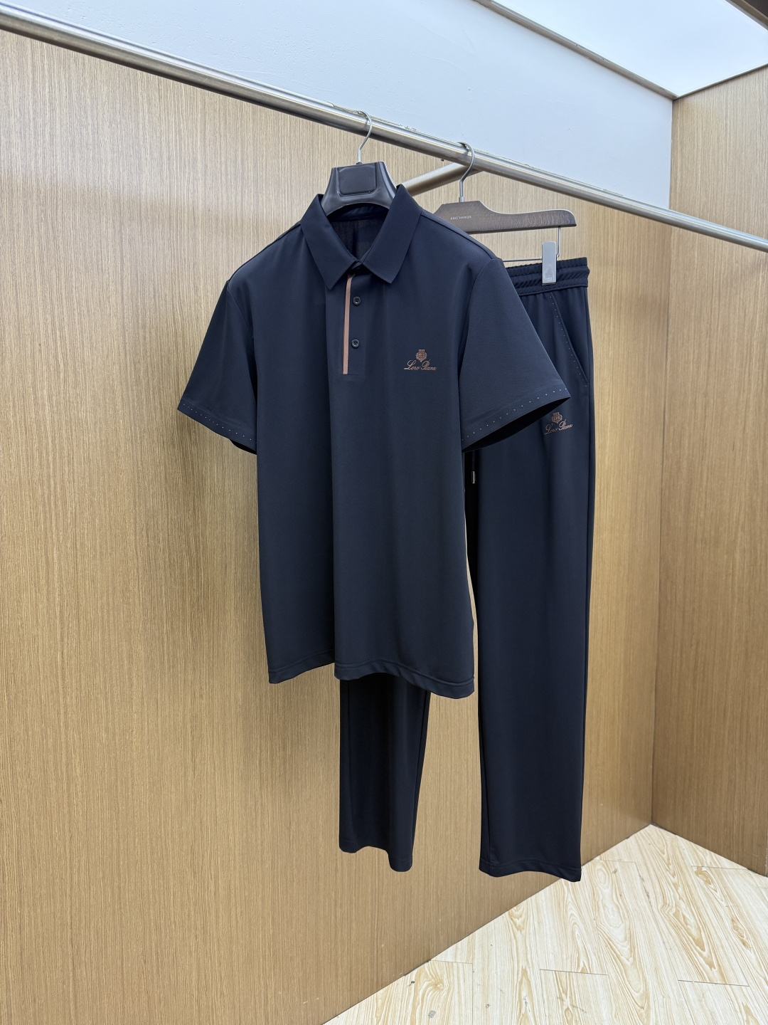 早春/套 loro Piana🔥Ss春夏最新品休闲套装，同步有售，时尚休闲运动系列，采用进口四面弹➕梭织