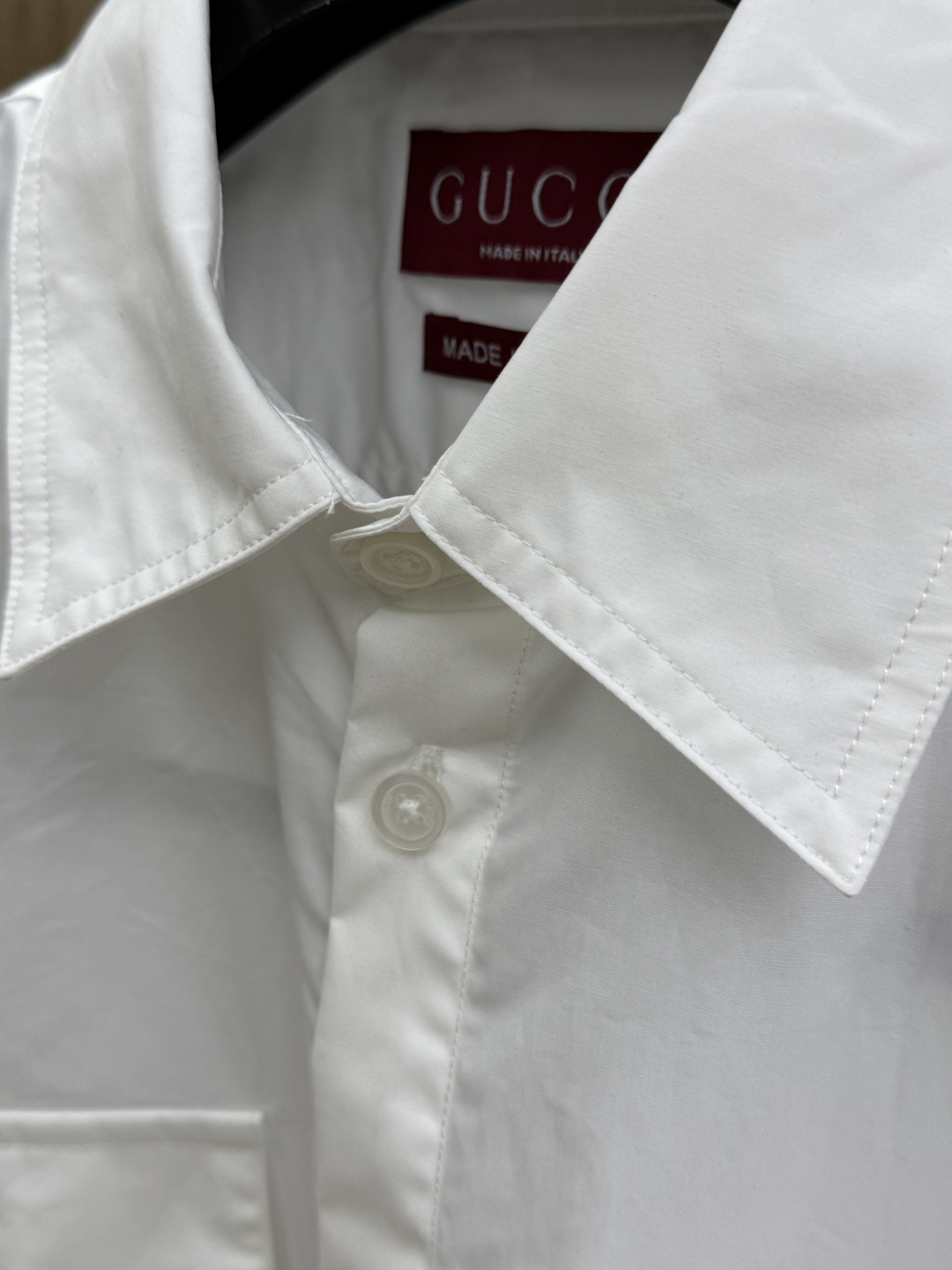 早春 Guc 🔥🔥高端独家 26Ss春夏官网新款男士翻领长袖衬衣 高定专柜面料 透气舒适度高，细节无可挑