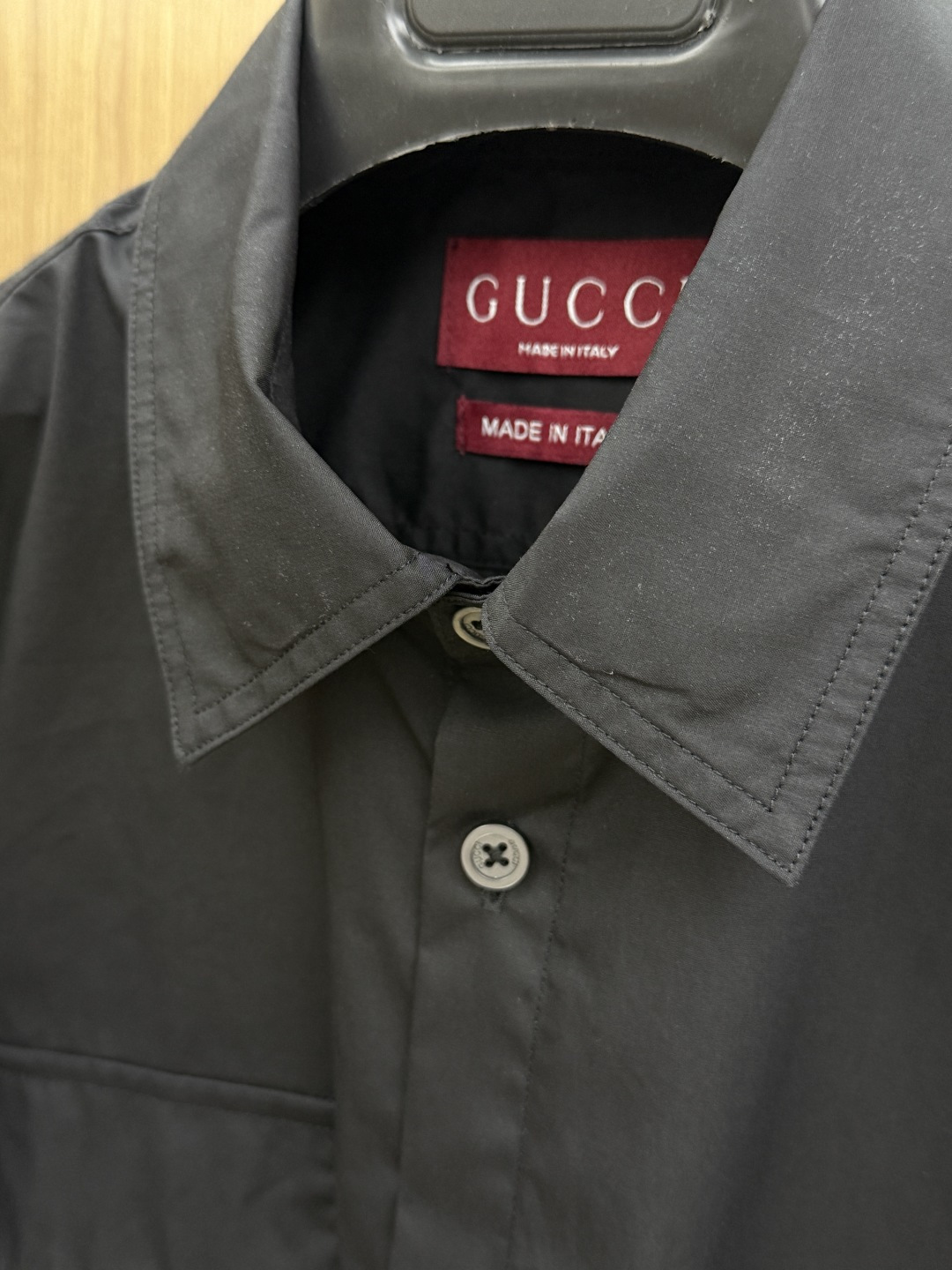 早春 Guc 🔥🔥高端独家 26Ss春夏官网新款男士翻领长袖衬衣 高定专柜面料 透气舒适度高，细节无可挑