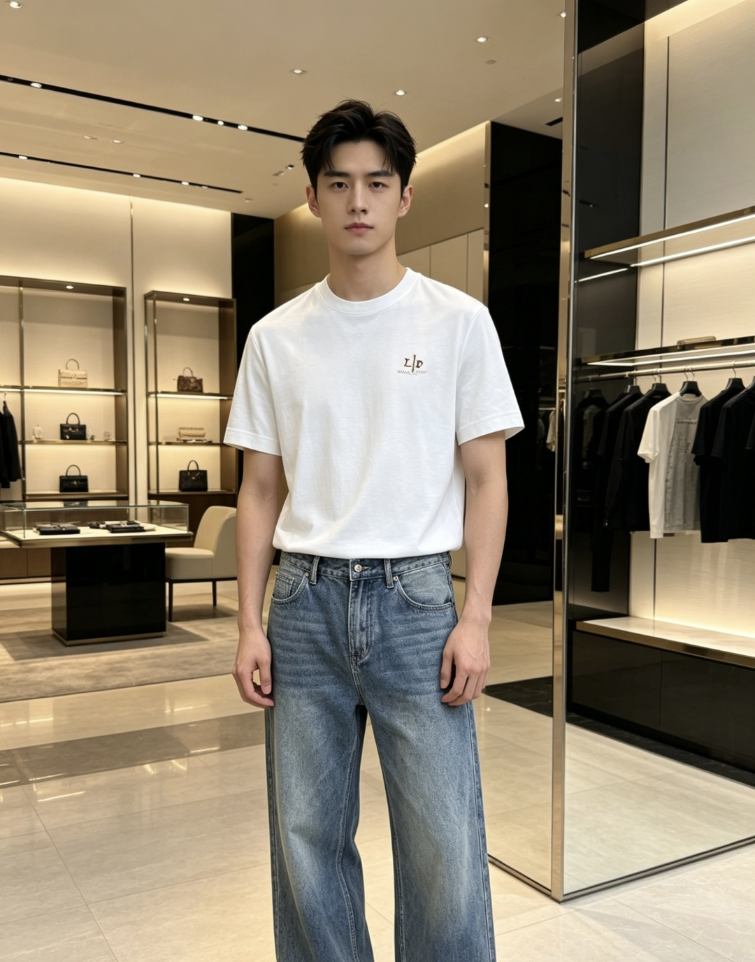 早春 Loro piana 🔥s新品莫代尔T恤.原单推荐❤️经典标识.3D立体定制工艺.质感品质呈现.经