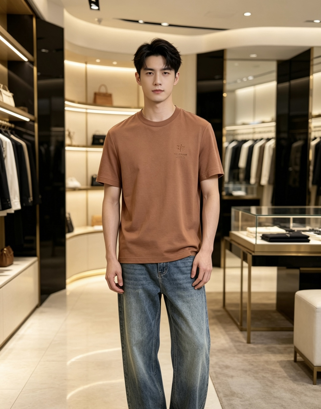 早春 Loro piana 🔥s新品莫代尔T恤.原单推荐❤️经典标识.3D立体定制工艺.质感品质呈现.经