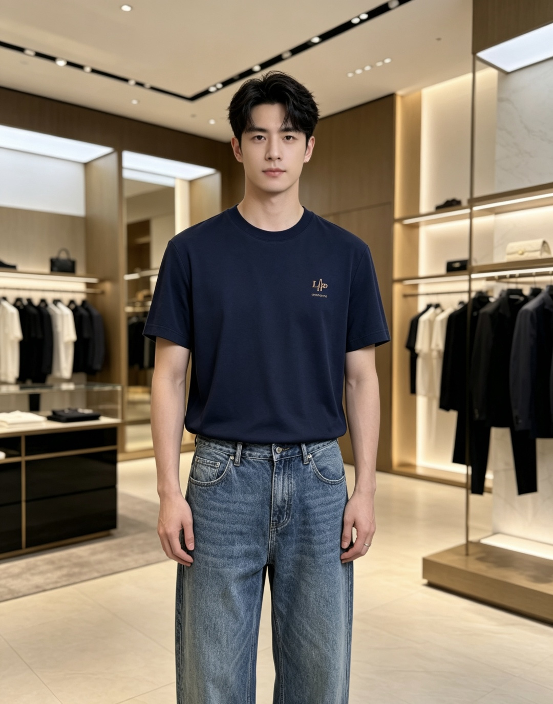 早春 Loro piana 🔥s新品莫代尔T恤.原单推荐❤️经典标识.3D立体定制工艺.质感品质呈现.经