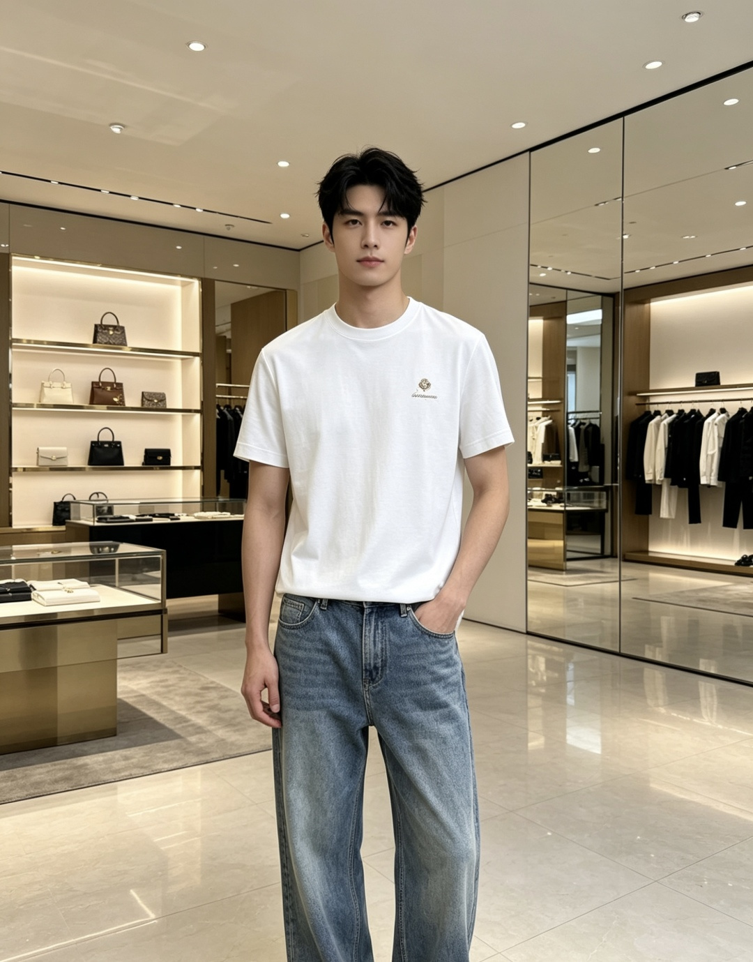 早春 Loro piana 🔥s新品莫代尔T恤.原单推荐❤️经典标识.3D立体定制工艺.质感品质呈现.经